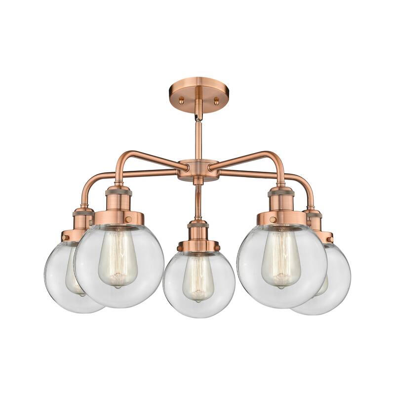Innovations Lighting Beacon - 5 Light 24" Stem Hung Chandelier