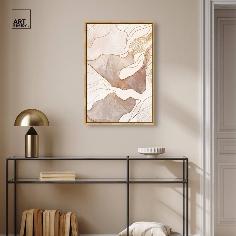 Contoured Reverie I Canvas by Art Remedy