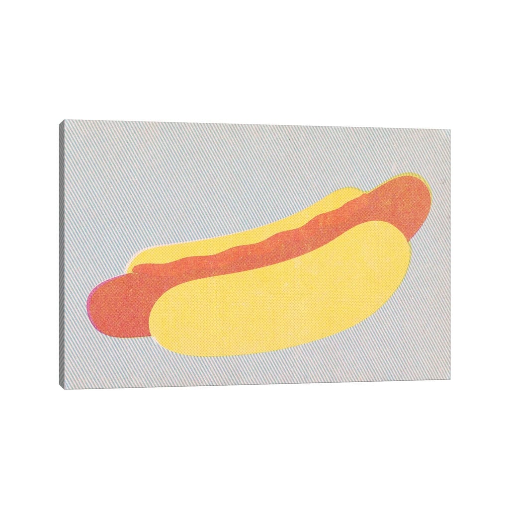 iCanvas "Hot Dog" by Joseph McDermott Canvas Print