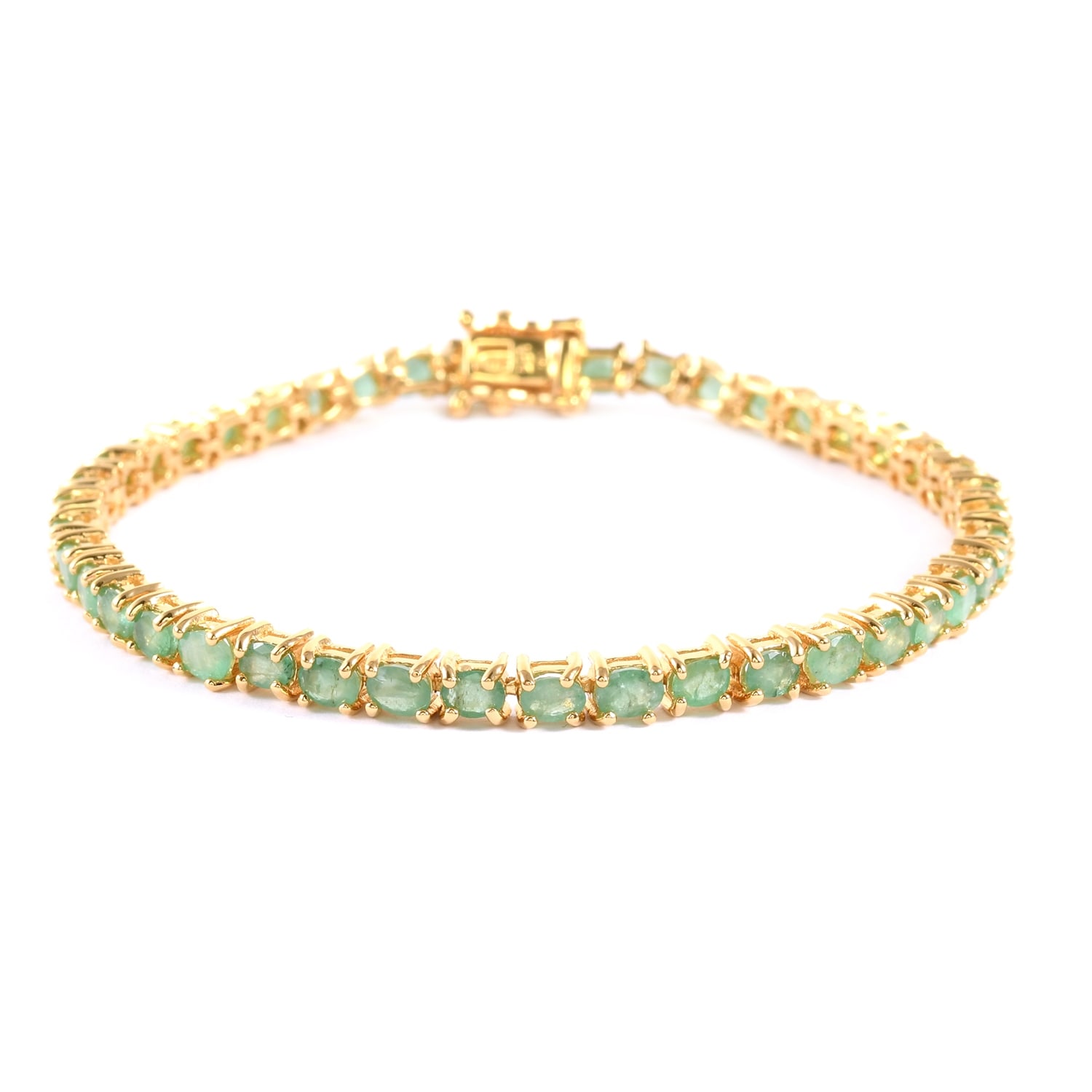 Emerald Bracelet Size 7.25 