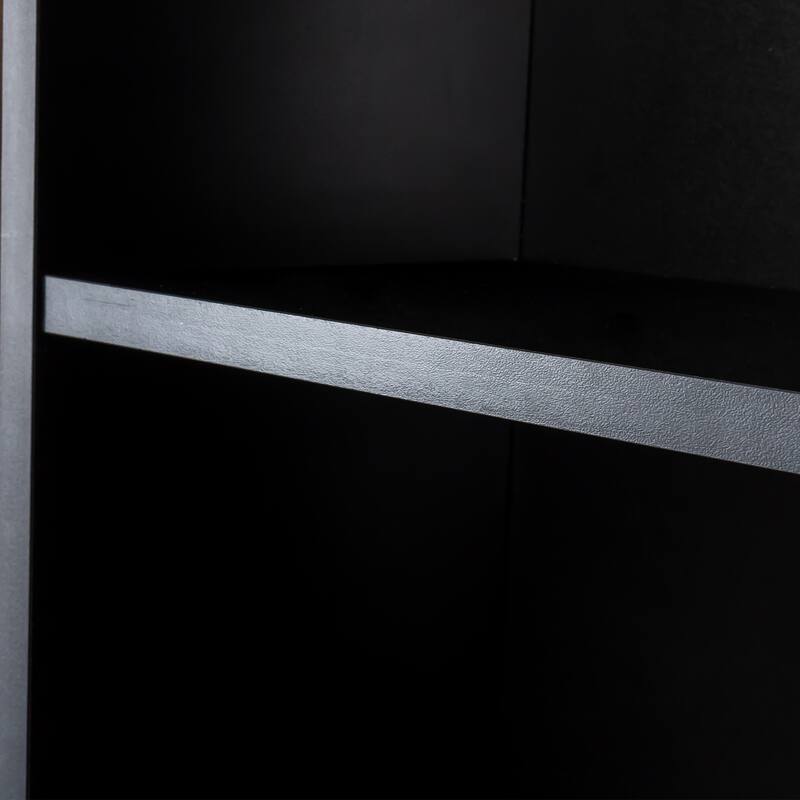 GDF Studio - Sandra Modern 66.93" Tall Hair Desk with Multi-Layer Storage and 2 Drawers