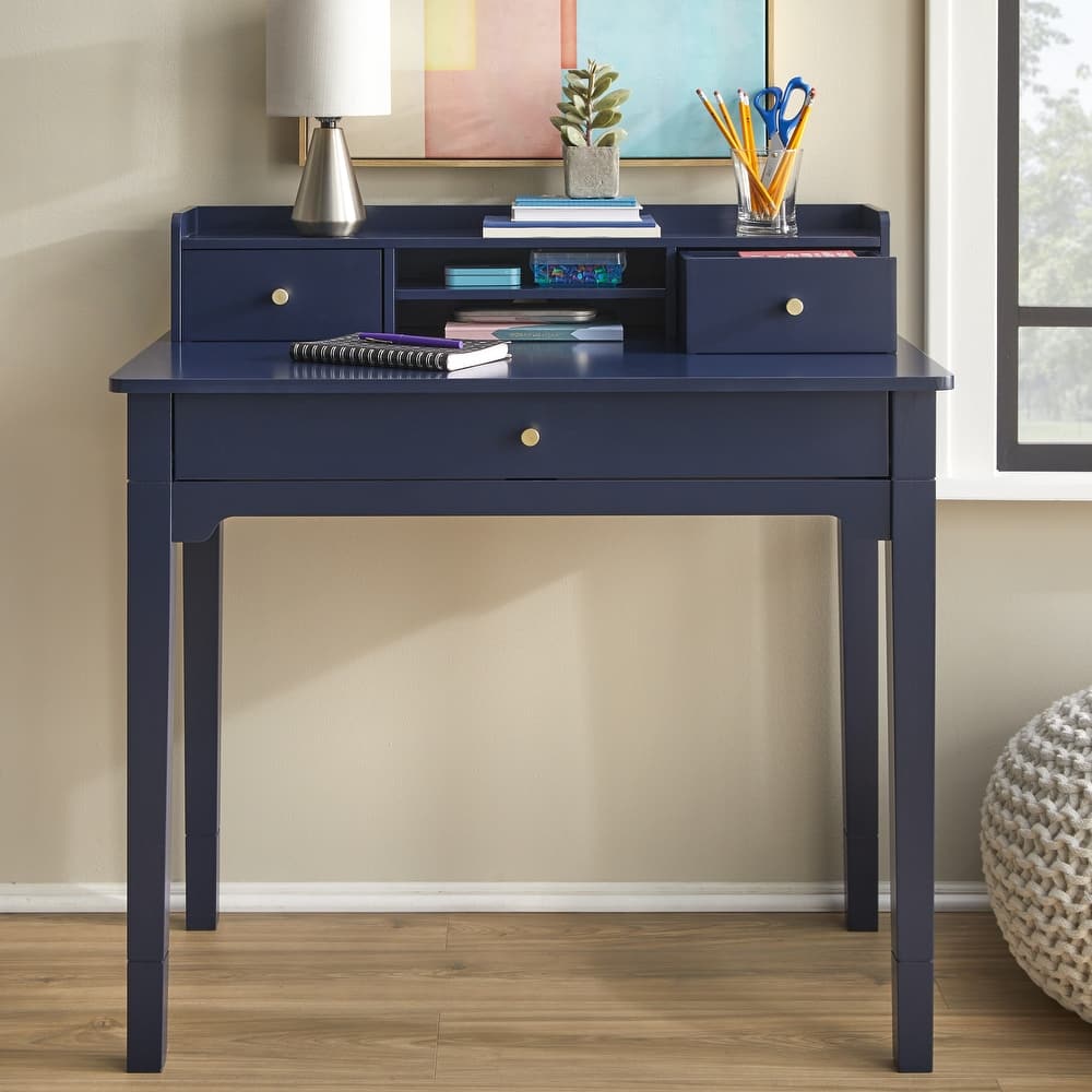 Lifestorey Keaton Desk with Hutch