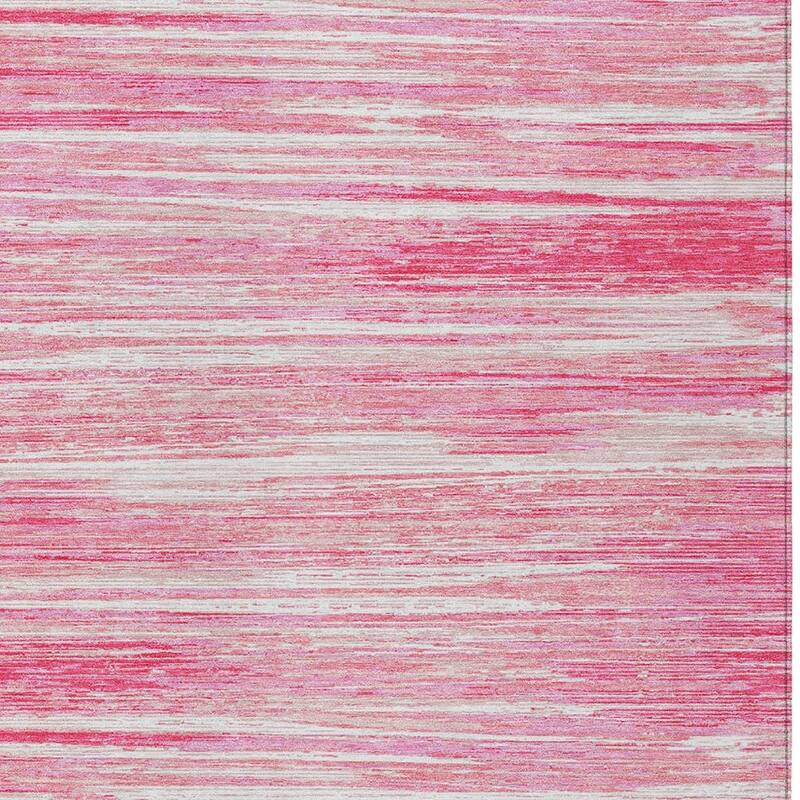 HomeRoots Striped Transitional Rectangle Outdoor Rug