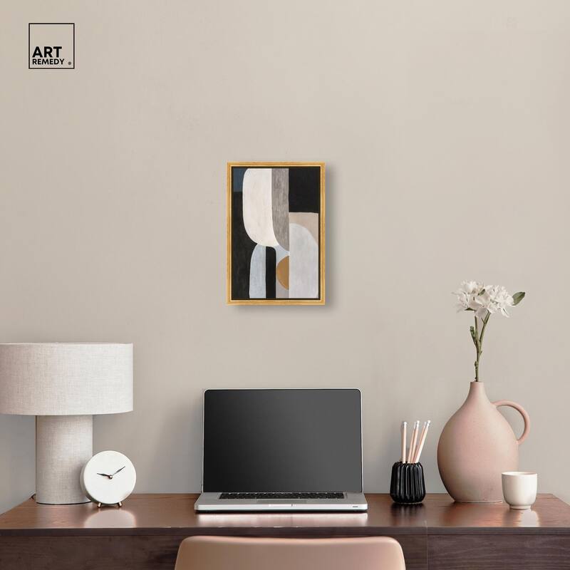Interlocking Segments II Canvas by Art Remedy