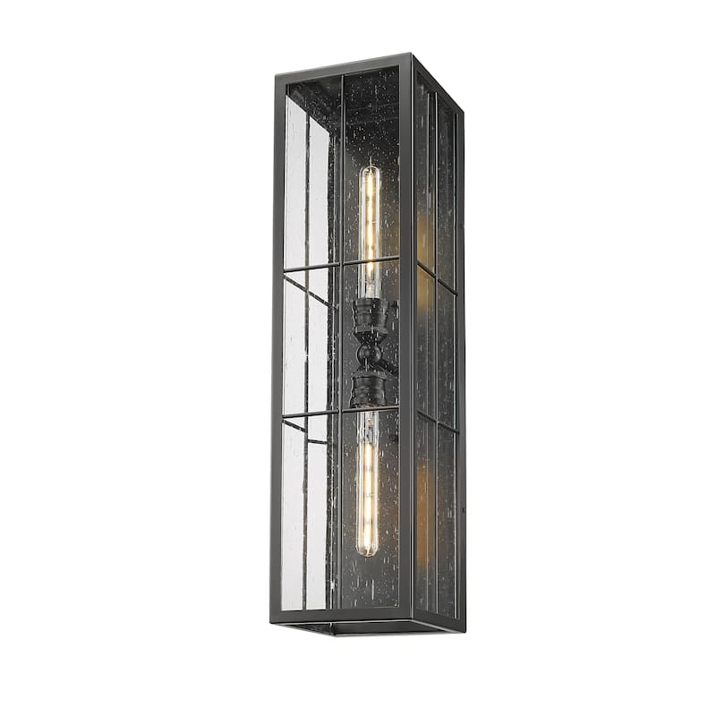 Millennium Lighting Jaxson 1 Light Outdoor Wall Sconce in Powder Coat Black