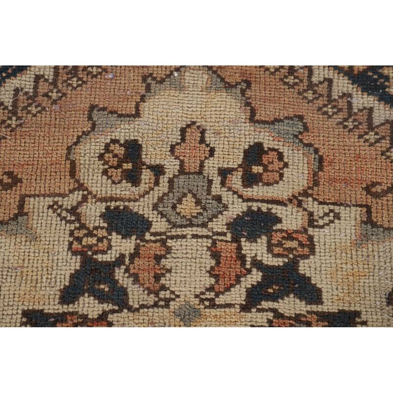 Bakhtiari Persian Vintage Rug Handmade Wool Carpet - 5'3"x 9'11"