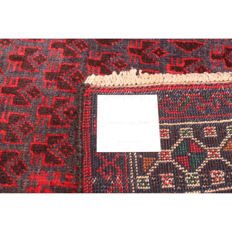 ECARPETGALLERY Hand-knotted Teimani Dark Grey Wool Rug - 2'9 x 4'2