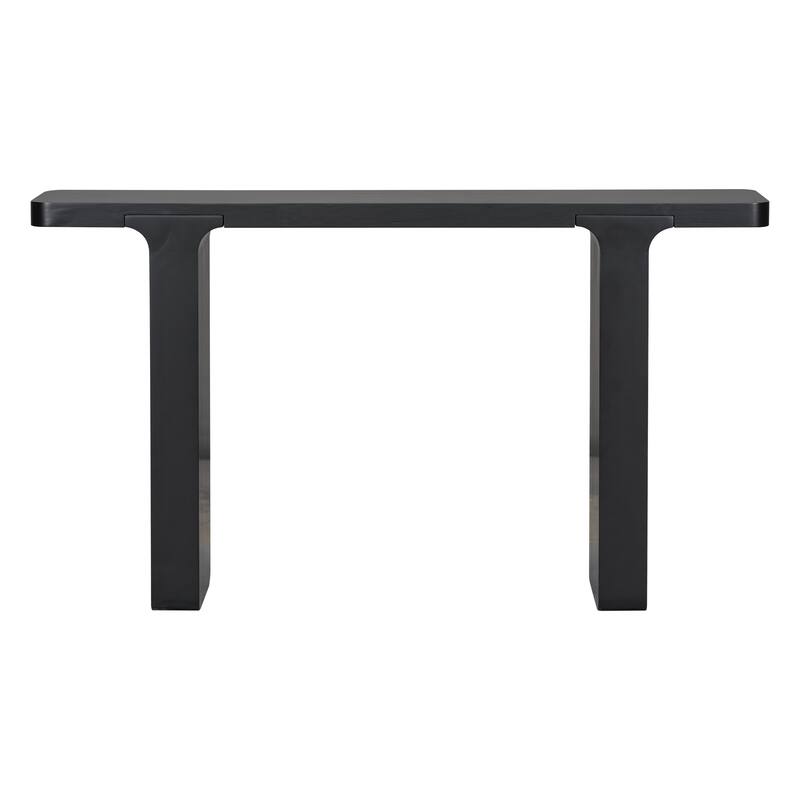 Elegant Acacia Veneer Entryway Table,Suitable For Entryway, Hallway, Living Room, Foyer, Corridor