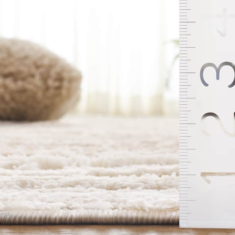 SAFAVIEH Seattle Gysele Shag Modern Contemporary 1-inch Thick Rug