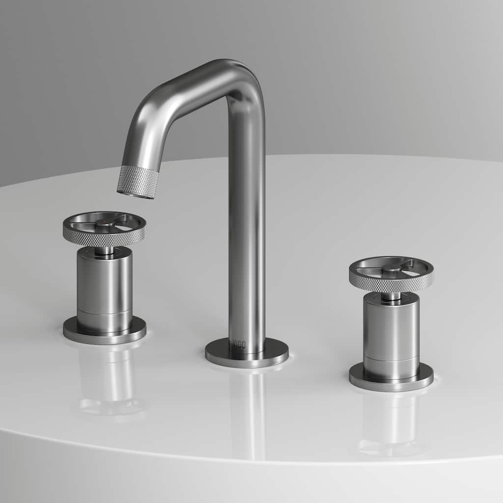 VIGO Cass 8" H 2-Handle Widespread Bathroom Faucet