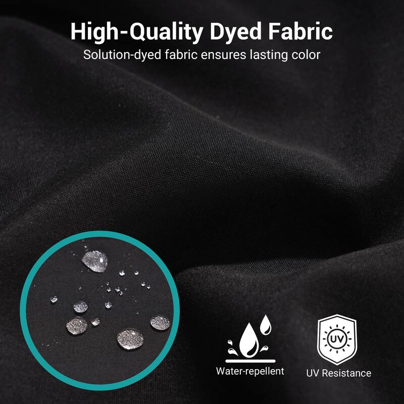 BONOSUKI 15x9ft LED Double-Sided Patio Umbrella Aluminum Large Canopy