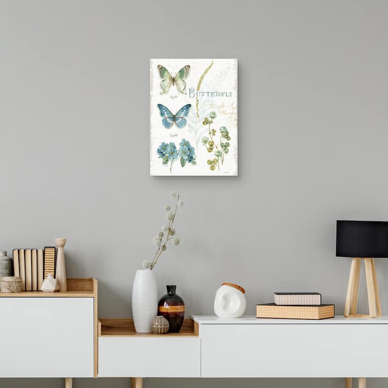 My Greenhouse Botanical Butterfly Canvas Art Print