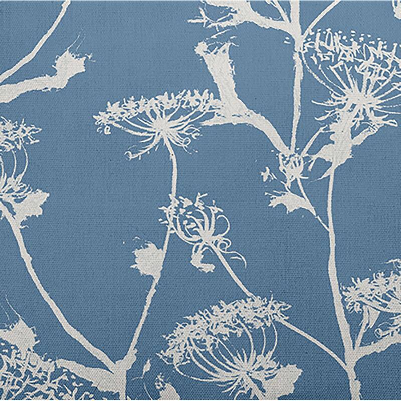 Windy Blossom Faux Linen Pillow
