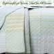 preview thumbnail 6 of 4, Cozy Line Square Patchwork Plaid Stripes Blue Green Cotton 3-Piece Reversible Quilt Bedding Set