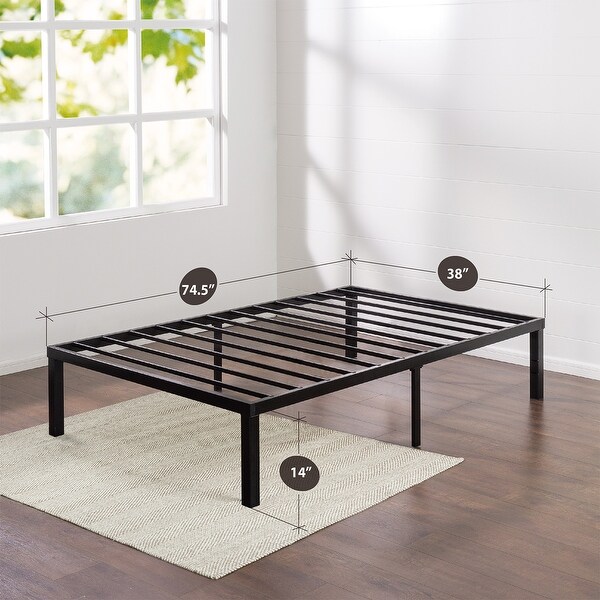 Priage by Zinus Quick Lock 14 inch Metal Platform Bed Frame Twin