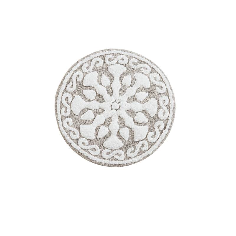 Madison Park Marrakesh Medallion Cotton Tufted Bath Rug