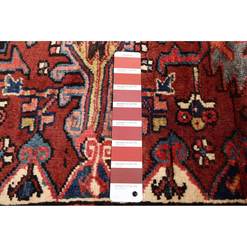 ECARPETGALLERY Hand-knotted Sarabi Dark Copper Wool Rug - 9'7 x 12'3