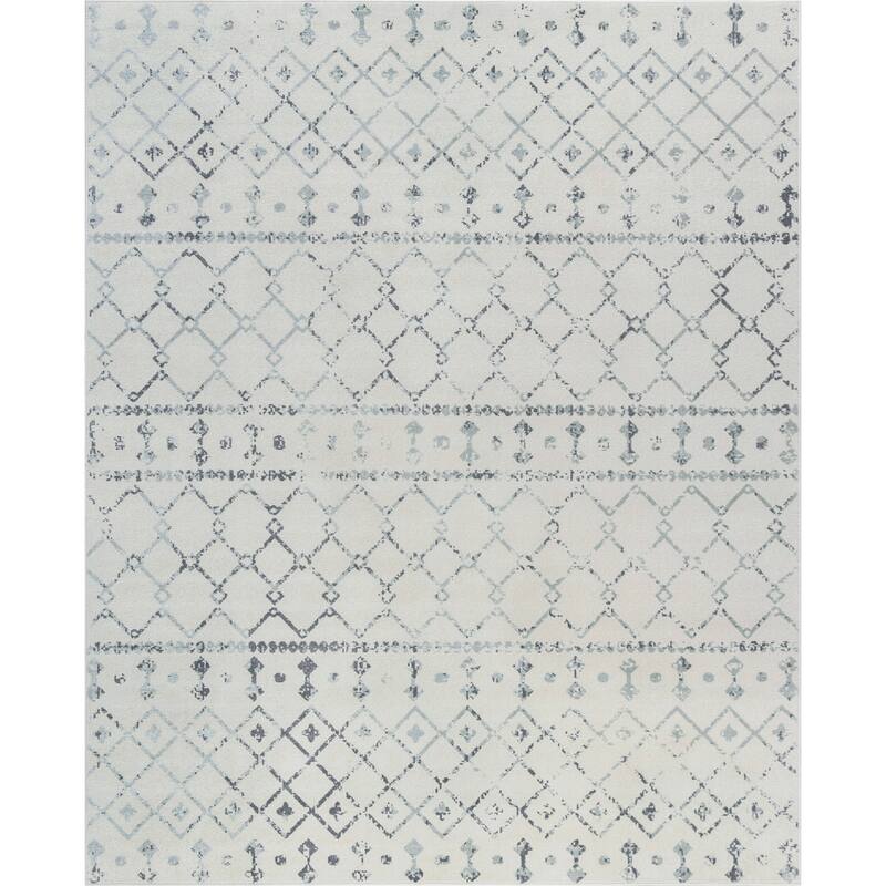 Jade Farmhouse Geometric Indoor Area Rug