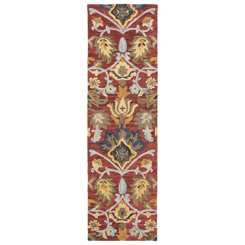 SAFAVIEH Fiorello Handmade Blossom French Country Wool Area Rug