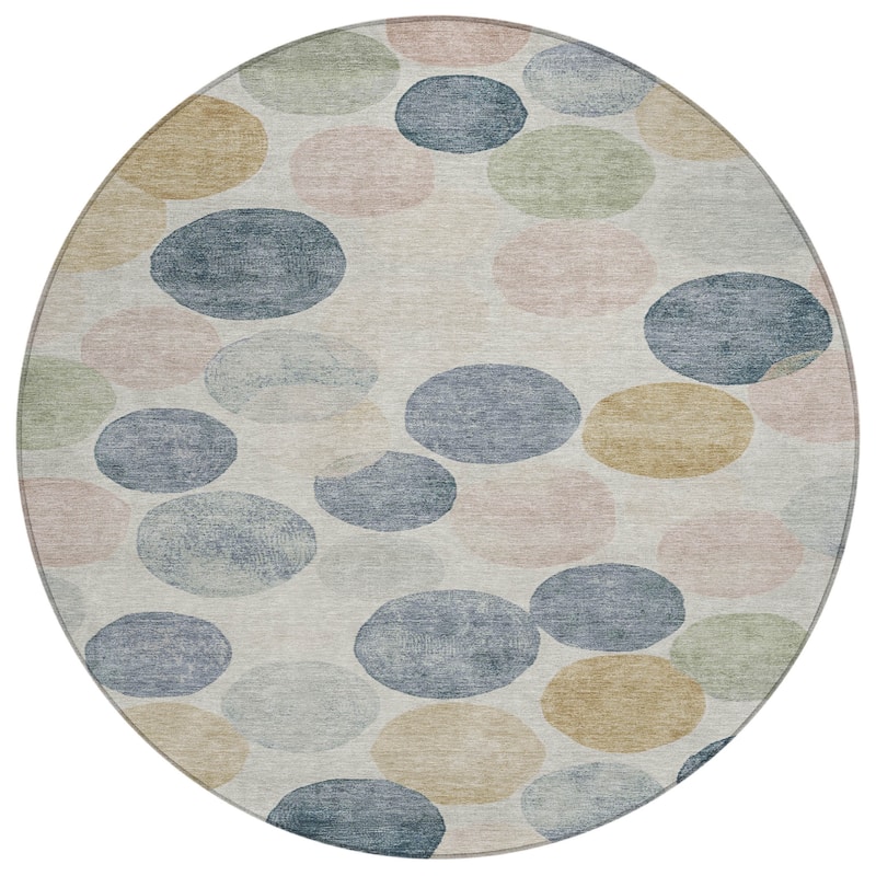 HomeRoots Geometric Transitional Rectangle Outdoor Rug