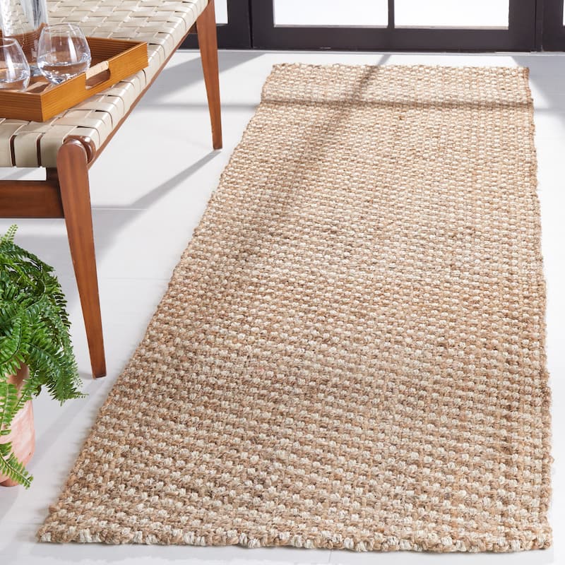 SAFAVIEH Natural Fiber Freeda Jute Rug - 2'6" x 8' Runner - Natural
