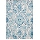 preview thumbnail 58 of 111, SAFAVIEH Madison Belle Boho Glam Paisley Pattern Area Rug 5'3" x 7'6" - Cream/Turquoise - Rectangle