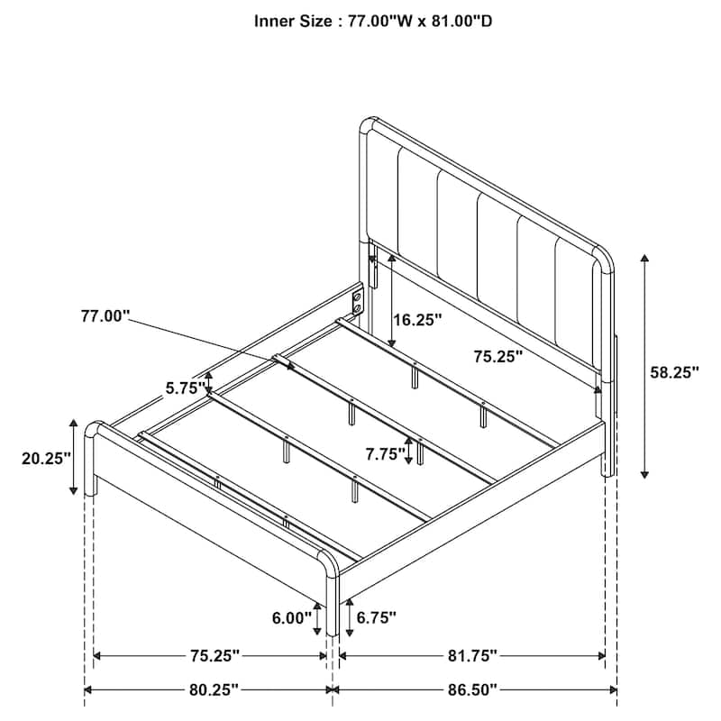 Amsbury Bedroom Set Nutmeg