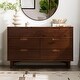 preview thumbnail 30 of 84, Middlebrook Gammelstaden Mid-Century Solid Wood 6-Drawer Dresser