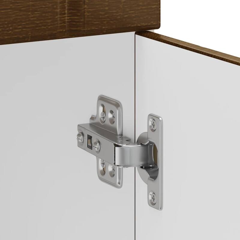 vidaXL Kitchen Base Cabinet Brown oak Engineered wood Medium - 23.6 x 18.1 x 32.1