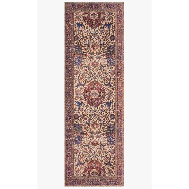 Alexander Home Tremezzina Printed Vintage Grand Medallion Boho Rug