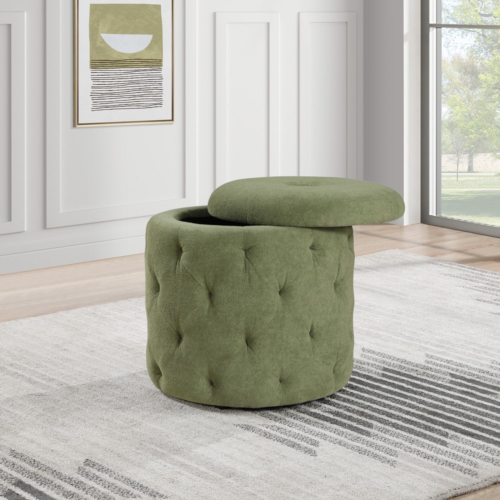 Erindale Round Storage Ottoman