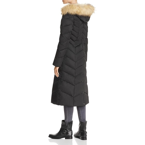 maxi quilted coat