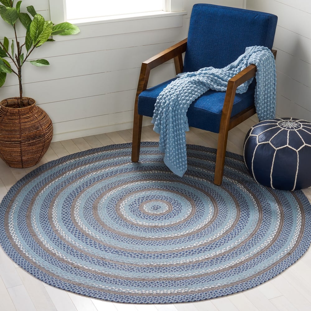 SAFAVIEH Handmade Braided Hisanori Flatweave Cotton Rug