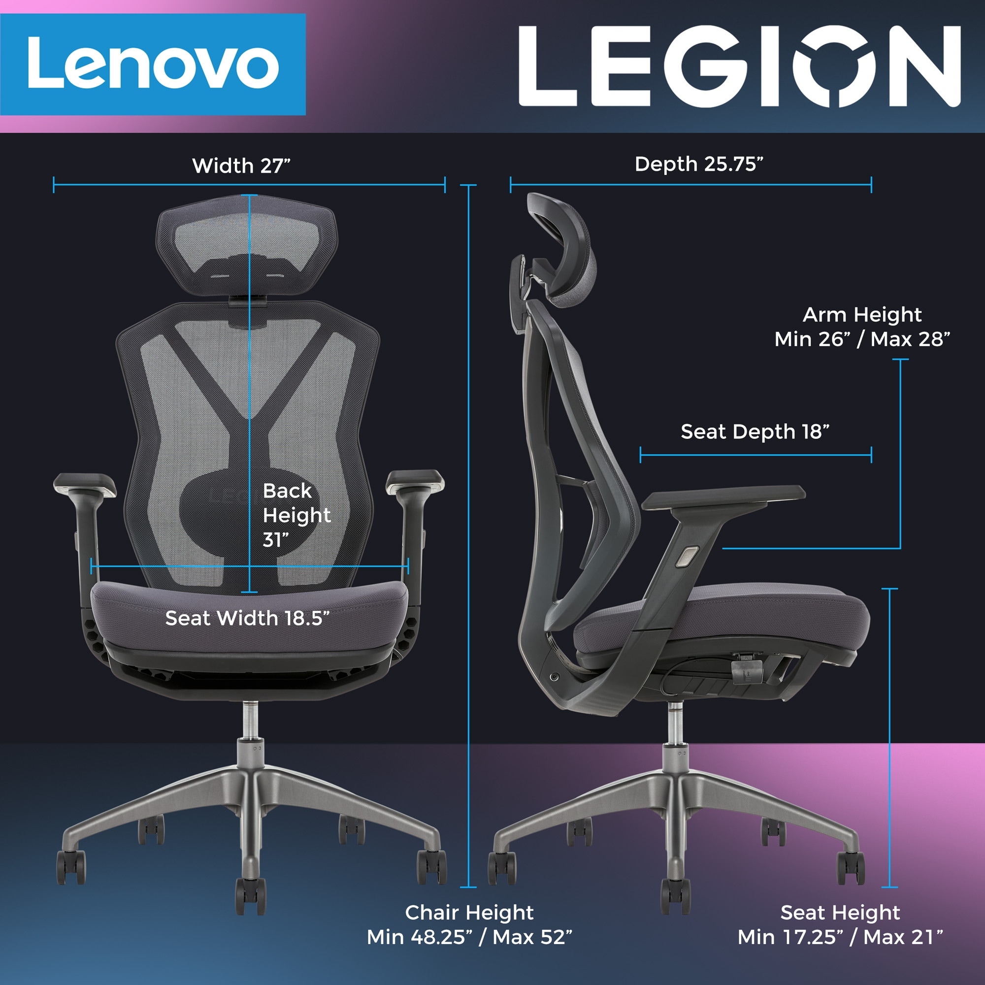 Legion gaming chair sales