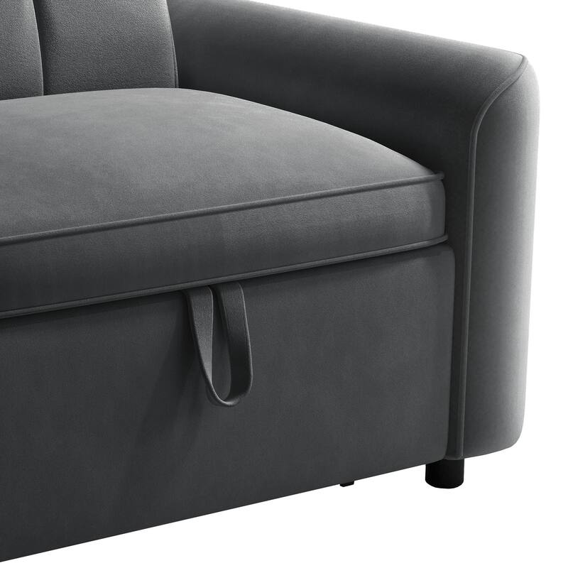 Moasis 3-in-1 Adjustable Sleeper Sofa Bed, Pull Out Chair Sofa for Living Room