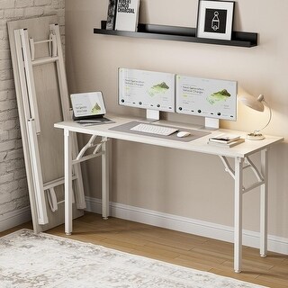 Compact Folding Computer Desk - Portable, Lightweight, and Space-Saving ...