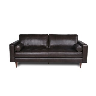 Dacke Tufted Leather Sofa