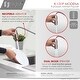 preview thumbnail 43 of 49, STYLISH Kitchen Sink Faucet Single Handle Pull Down Dual Mode in Stainless Steel - Faucet Height: 14 1/8" | Spout Height: 6 3/4"