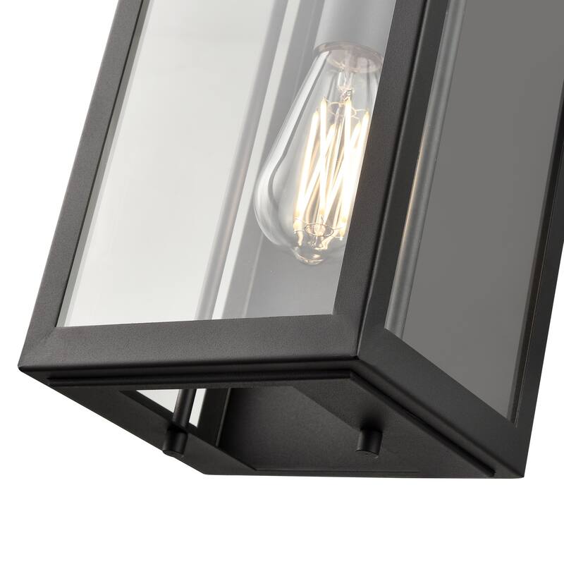 Millennium Lighting Gallatin 1 Light Outdoor Wall Sconce in Textured Black