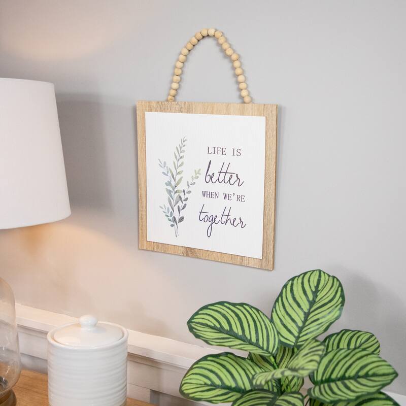 Life is Better Together Wall Decoration - 11.75"