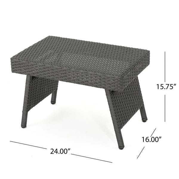 Kauai Outdoor 3 Piece Wicker Chaise Lounge Set by Christopher Knight ...