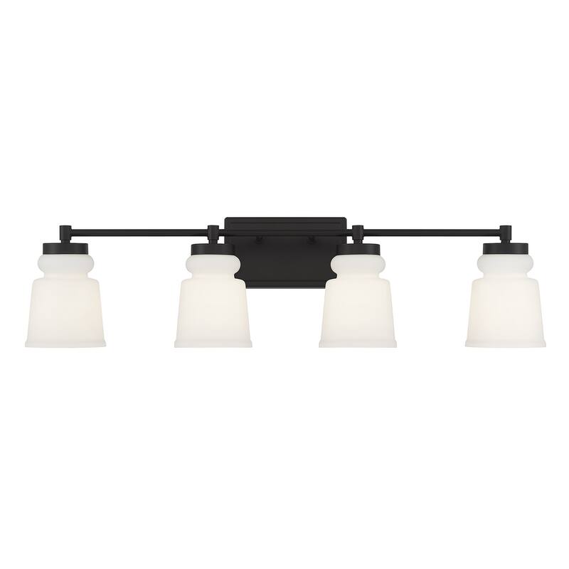 Meridian M80059 4 Light 32" Wide Bathroom Vanity Light - Matte Black