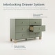 preview thumbnail 22 of 50, Storkcraft California 6 Drawer Dresser - GREENGUARD Gold Certified, Interlocking Drawer System