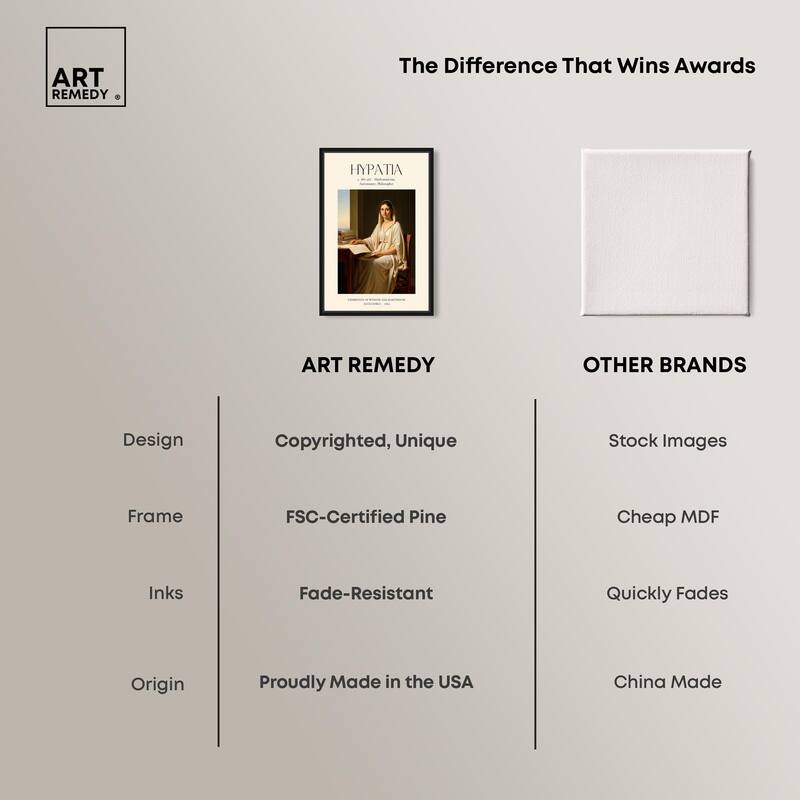 Philosopher of Alexandria Canvas by Art Remedy