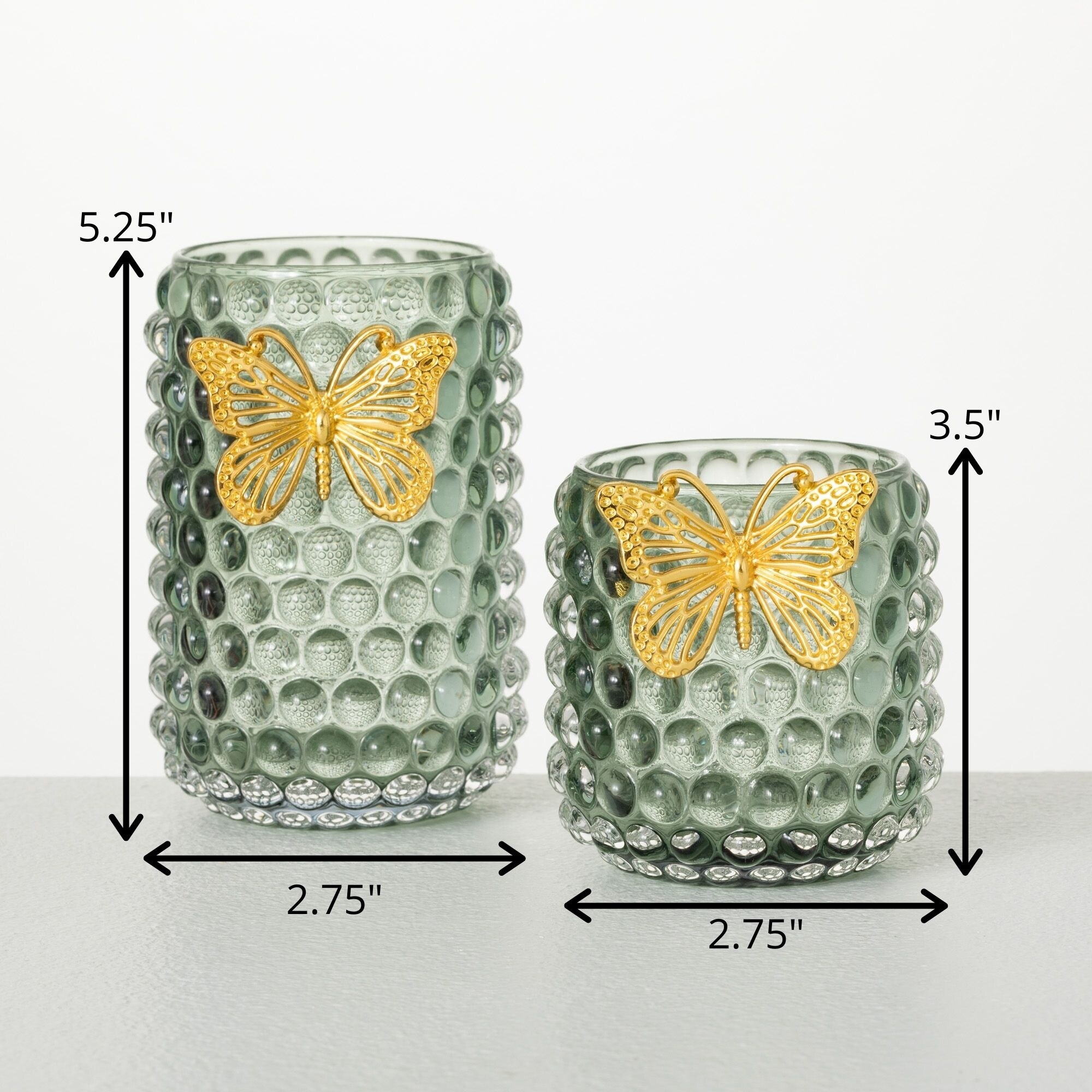 3.75 x 2.5 Modern Cylinder Glass Tealight Candle Holder