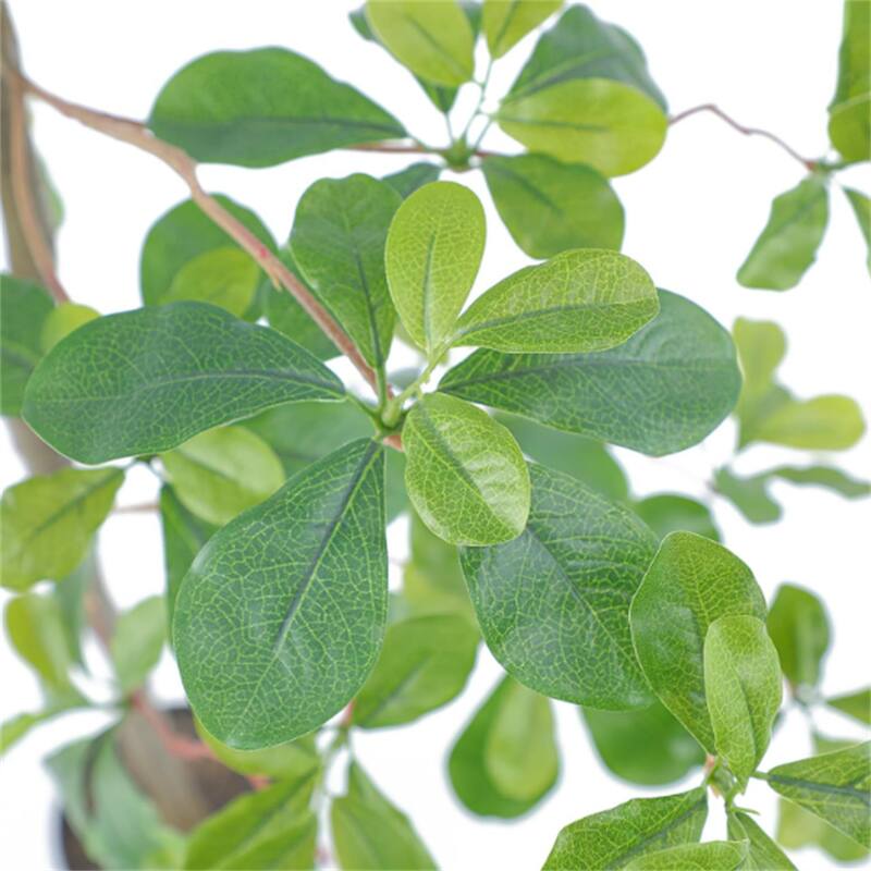 Artificial Schefflera Tree Indoor With Natural Trunk And Leaves - 180cm