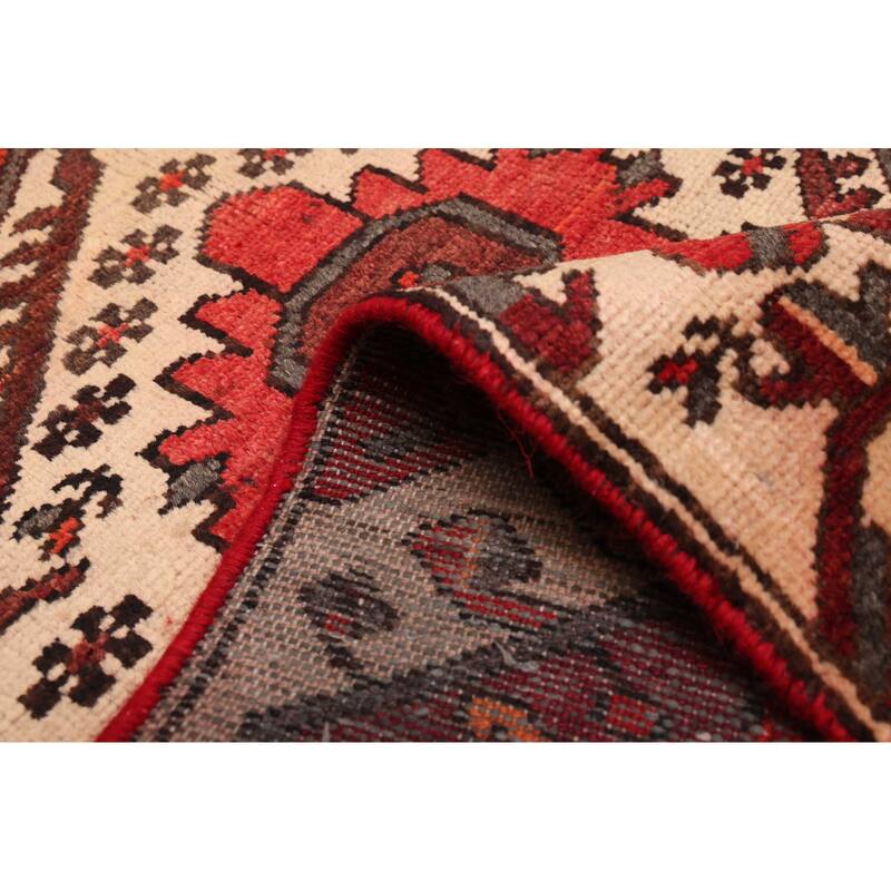ECARPETGALLERY Hand-knotted Konya Anatolian Dark Red Wool Rug - 2'11 x 9'8