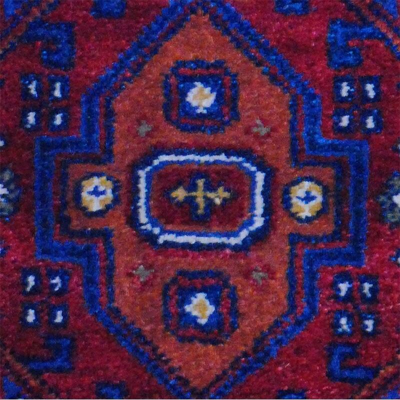 HERAT ORIENTAL Handmade Kazak Wool Rug - 2' x 3' - 2' x 3'