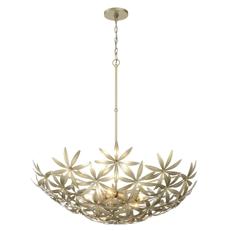 Minka Lavery 2148 Flower Child 5 Light 30" Wide Bowl Pendant