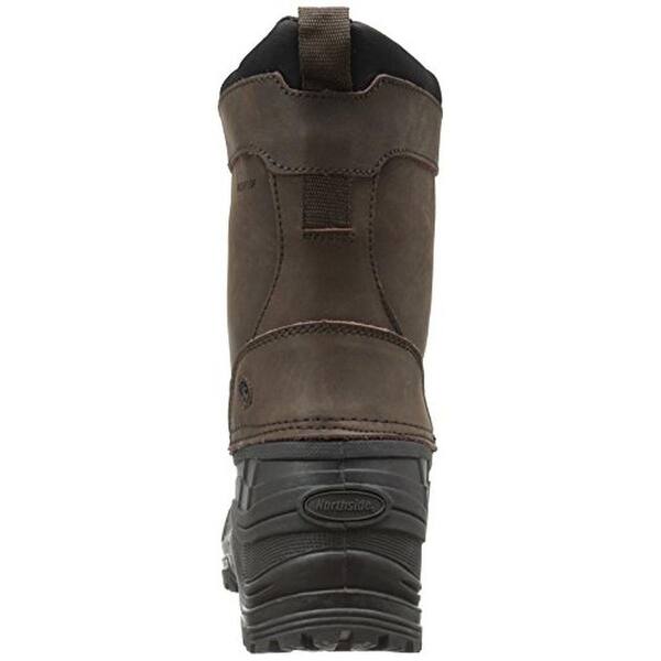 Shop Northside Men S Cornice Waterproof Leather Thermolite Winter Snow Duck Boots Overstock 13064432